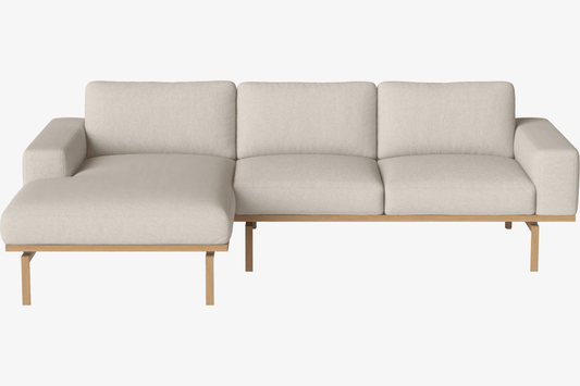 Raha راحة™ - Sofa 3-Seater With Chaise Longue - Left