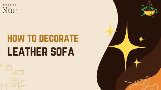 How To Decorate Leather Sofa