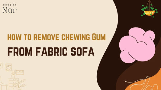 How To Remove Chewing Gum From Fabric Sofa