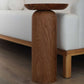 Aża Side Table in solid Bali teak, designed for a calm and grounding presence